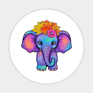 Ecstatic Elephant Magnet